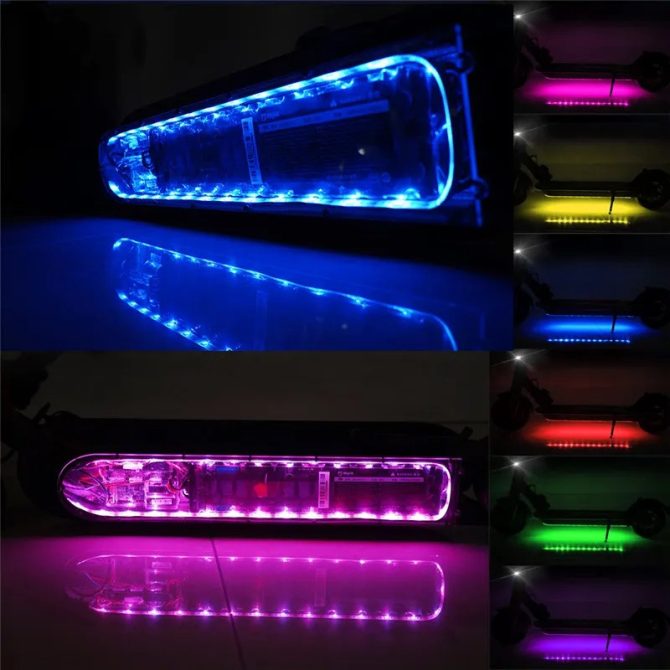 Elektromos Roller/Kerékpár LED szalag RGB Bluetooth 2