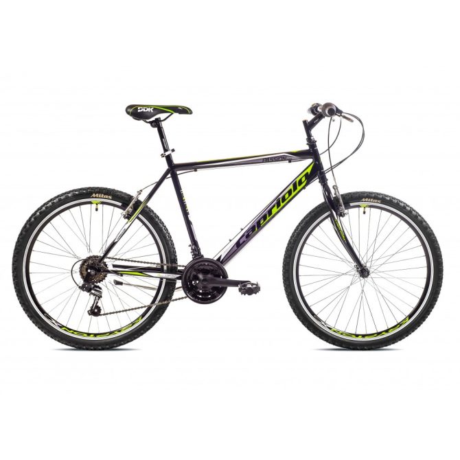 Capriolo passion man 26" férfi mtb kerékpár fekete/zöld