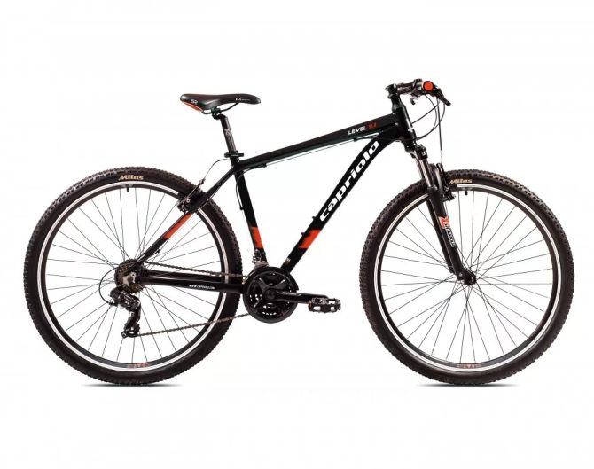 Capriolo Level 9.1 29" Mtb kerékpár Fekete/piros 19"