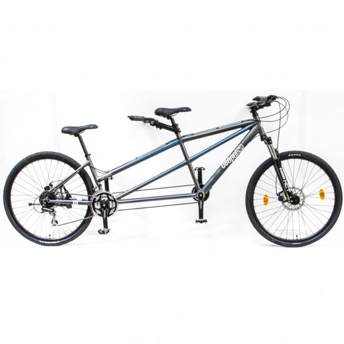 Csepel tandem 28" 24sp alu teleszkópos szürke