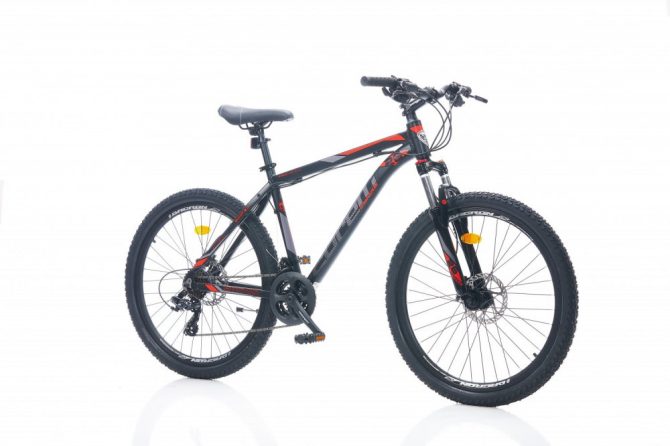 Corelli Felix 1.0 MTB könnyűvázas kerékpár 15" Fekete-Piros