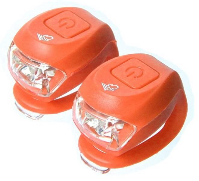 Villogó Velotech 2LED PIROS