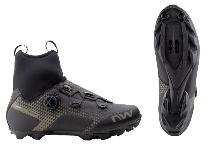 Cipő NORTHWAVE MTB CELSIUS XC ARCTIC GTX, FEKETE/ZÖLD