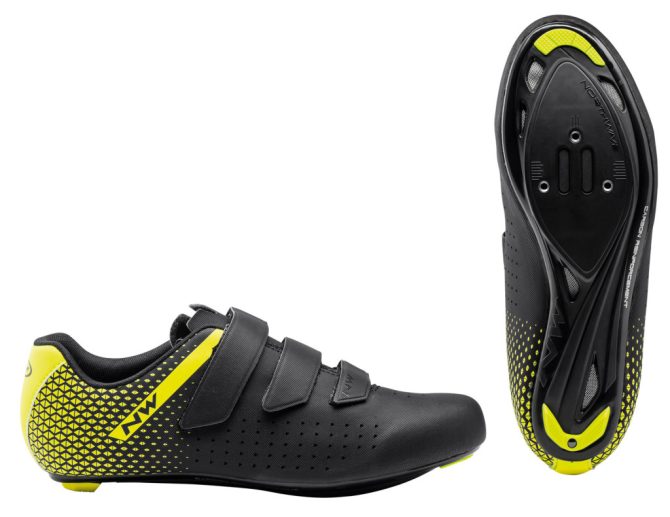 CIPŐ NORTHWAVE ROAD CORE 2 39 FEKETE/FLUO SÁRGA