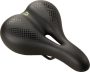 Nyereg BIKEFUN RAVENNA Comfort trekking fekete Memory Foam - D391MF