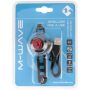 Villogo hátso 'apollon mini usb' 0,5w 1led m-wave lámpa hátso akkus 0,5w led 'apollon mini