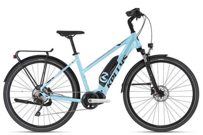 KELLYS E-Cristy 10 SH Sky Blue S 28" 630Wh