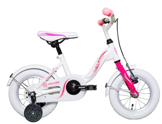 Koliken 12" Kid Bike Fehér/Ciklámen