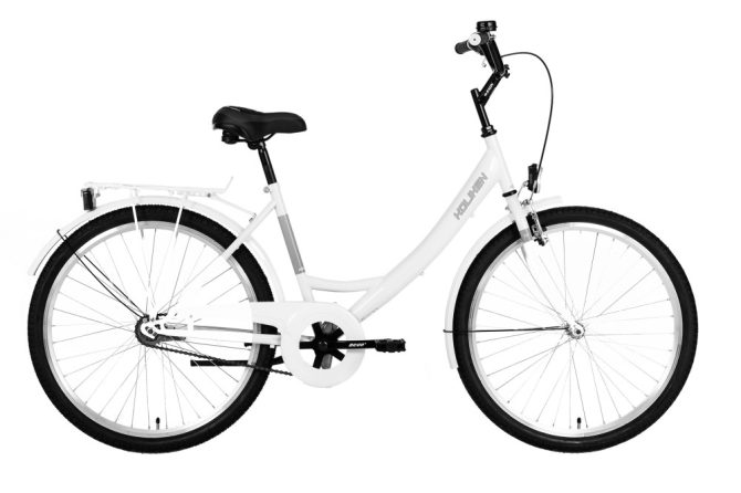 26" Biketek Jázmin kerékpár fehér-grafit