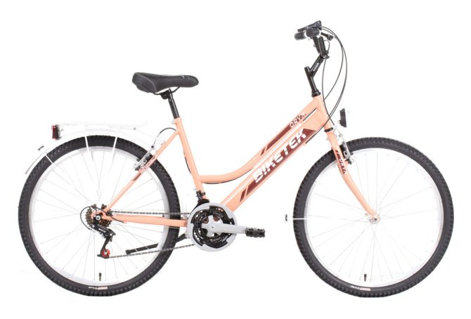 26" Biketek Oryx ATB kerékpár női rozé váltós