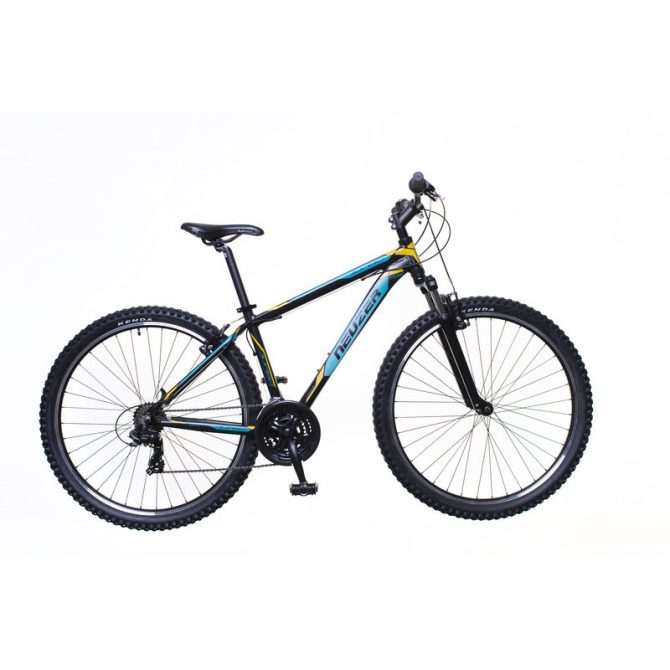 Neuzer Jumbo Hobby férfi mtb fekete-türkiz-sárga 19"