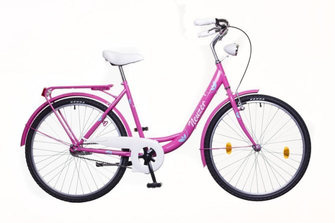 Neuzer Balaton Plus 26" Női városi Kerékpár Pink