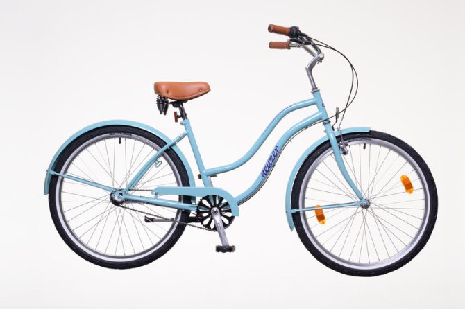 Neuzer california női cruiser kerékpár babyblue