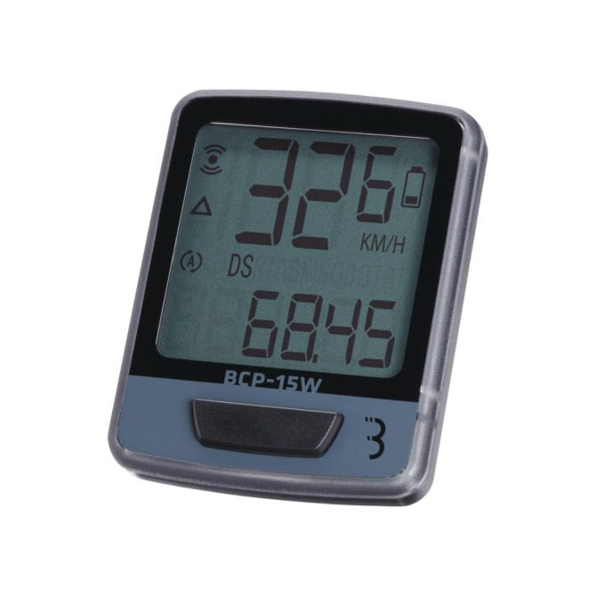 BBB Cycling kerékpáros komputer BCP-15W DashBoard, vezeték nélküli, 10 funkciós, fekete/ezüst