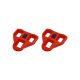 BBB Cycling kerékpáros pedálstopli BPD-02A RoadClip, Look Delta kompatibilis, 9 fokos, piros