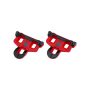 BBB Cycling kerékpáros pedálstopli BPD-06A PowerClip, SPD-SL kompatibilis, 6 fokos, piros