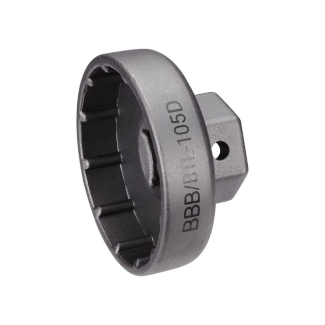 BBB Cycling kerékpáros szerszám - középrész leszedő BTL-105D BracketPlug, 24mm-es villáskulcs kell hozzá, 12 fog, 46mm-es külső átmérőjű SRAM DUB csészékkel kompatibilis