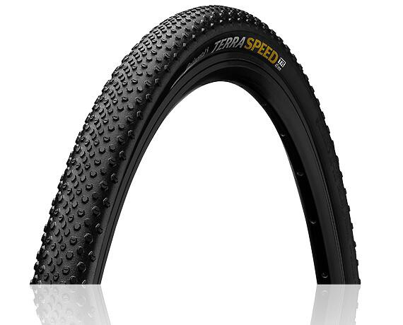 Continental gravel-cyclocross kerékpáros külső gumi 35-584 Terra Speed ProTection 27,5x2,00 fekete/fekete, Skin hajtogathatós