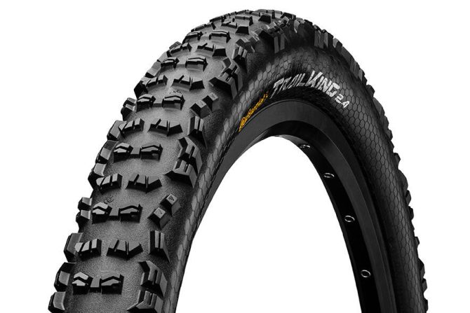 Continental MTB kerékpáros külső gumi 60-584 Trail King 2.4 ShieldWall 27,5x2,4 fekete/fekete, Skin hajtogathatós