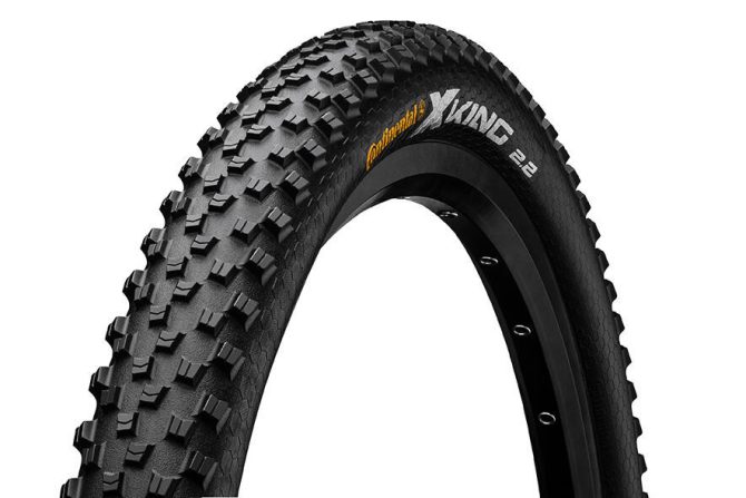 Continental MTB kerékpáros külső gumi 55-584 Cross King 2.2 ShieldWall 27,5x2,2 fekete/fekete, Skin hajtogathatós