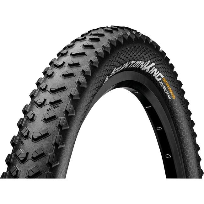 Continental MTB kerékpáros külső gumi 70-584 Mountain King 2.8 ShieldWall 27,5x2,8 fekete/fekete, hajtogathatós