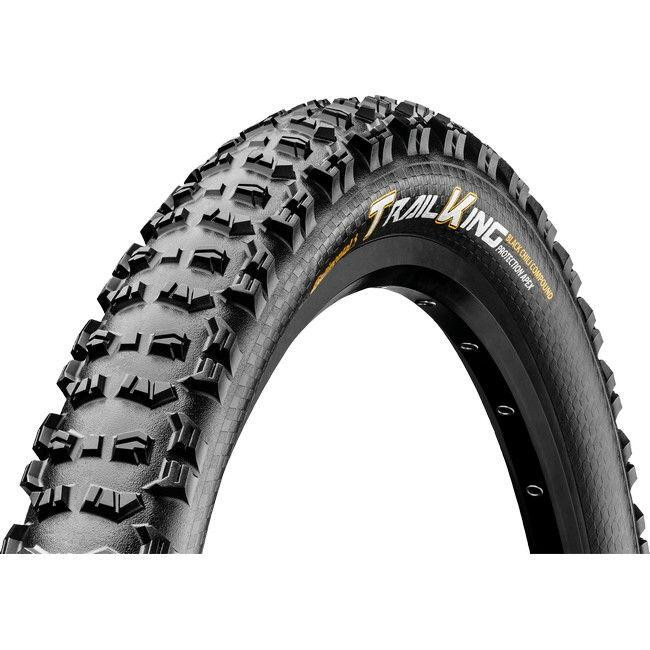 Continental MTB kerékpáros külső gumi 70-584 Trail King 2.8 ProTection Apex 27,5x2,8 fekete/fekete, hajtogathatós SL